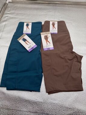 Modetta The Active Ribbed Bike Short-2pack-XS